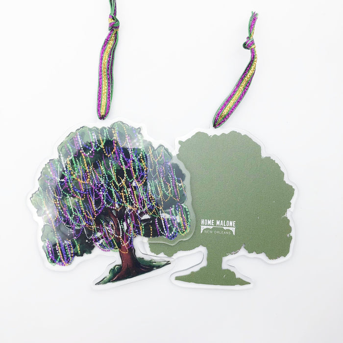 Acrylic Mardi Gras Bead Tree Ornament