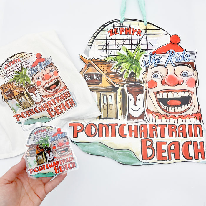 Acrylic Pontchartrain Beach Ornament