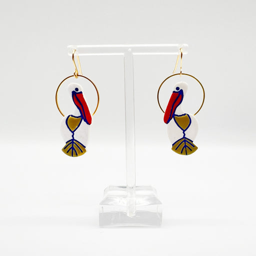 Louisiana Pelican New Orleans Sports Team Gameday Earrings, Fall Shopping Jewelry