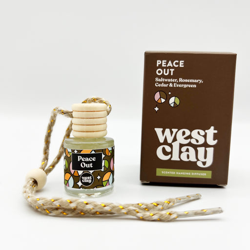 Unisex Car Room Air Freshener, Outdoorsy Scent, West Clay Company, Home Malone, NOLA
