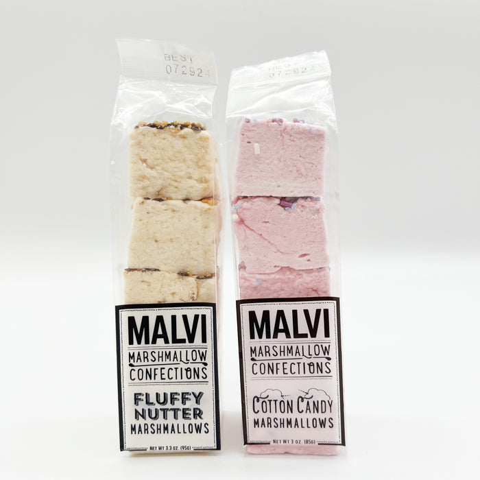 Malvi Marshmallow Confections Sweet Yummy Cotton Candy Treat, Sprinkled Snack, Gift Guide for Kids + Her + Him, NOLA, Home Malone