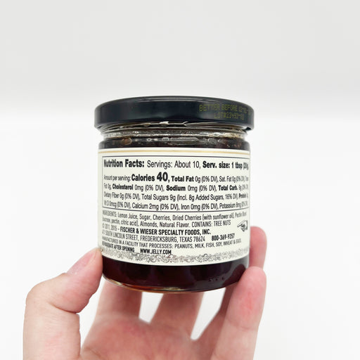 Fischer & Wieser Award Winning Almond Cherry Jam, Spring time New Arrival, Gift for Mother's Day, Gift for Father's Day, NOLA