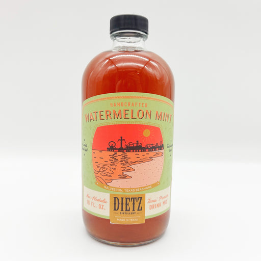 Fischer & Wieser Dietz Distillery Handcrafted Watermelon Mint Mojito Cocktail Mixer, Refreshing Summer Drink, Made in Texas, NOLA