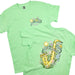 Home Malone Designs Springtime Saxophone T Shirt //  Lightweight Festival Ware // Printed + Designed in New Orleans, LA