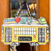 School Bus Yellow Streetcar Back To School New Orleans Door Hanger Home Malone