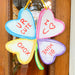 Valentine's Day Conversation Hearts Door Hanger Clover Home Malone 