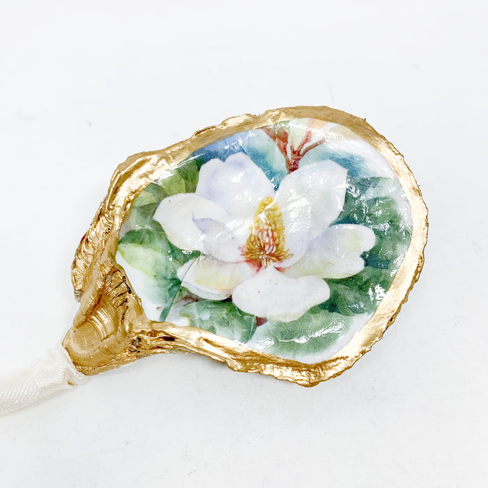 Magnolia Oyster Shell Ornament