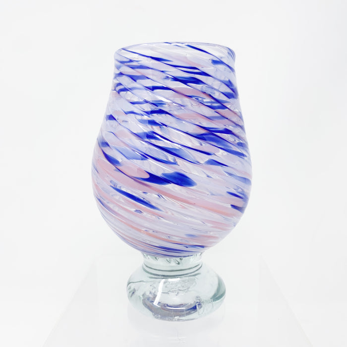 Glass Tumbler - Purple & Blue