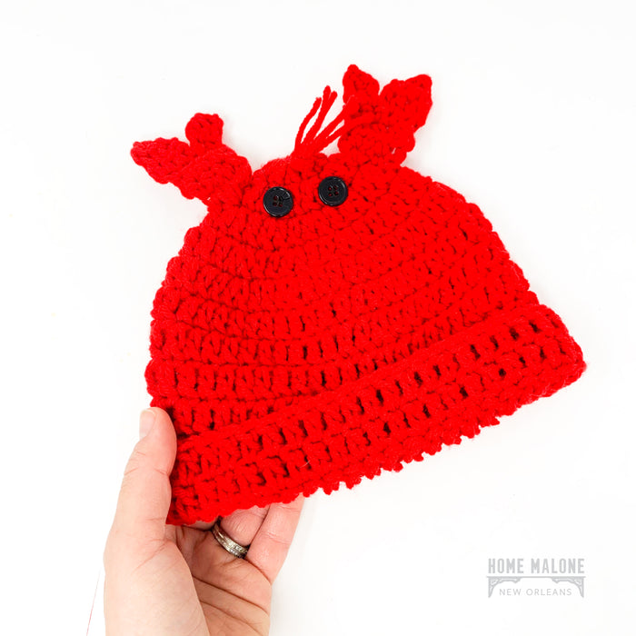 Toddler Crawfish Knit Hat