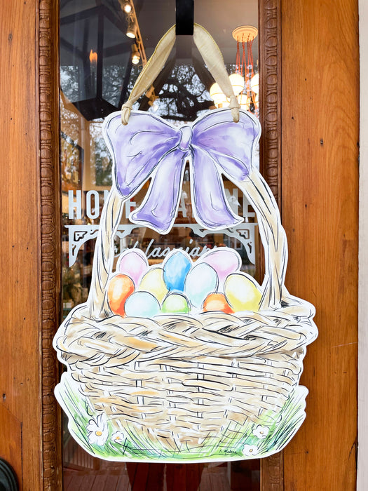 Easter Basket Door Hanger