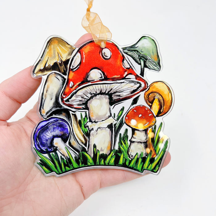 Acrylic Mushroom Ornament