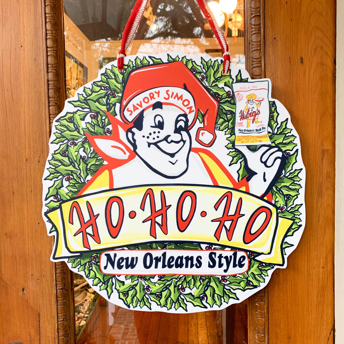 Ho Ho Hubig's Wreath Door Hanger