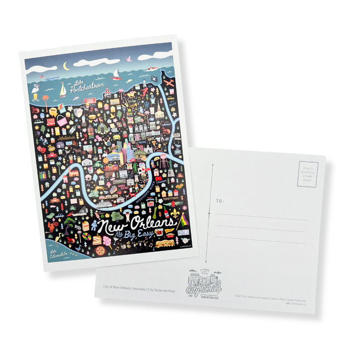 NOLA City Postcard