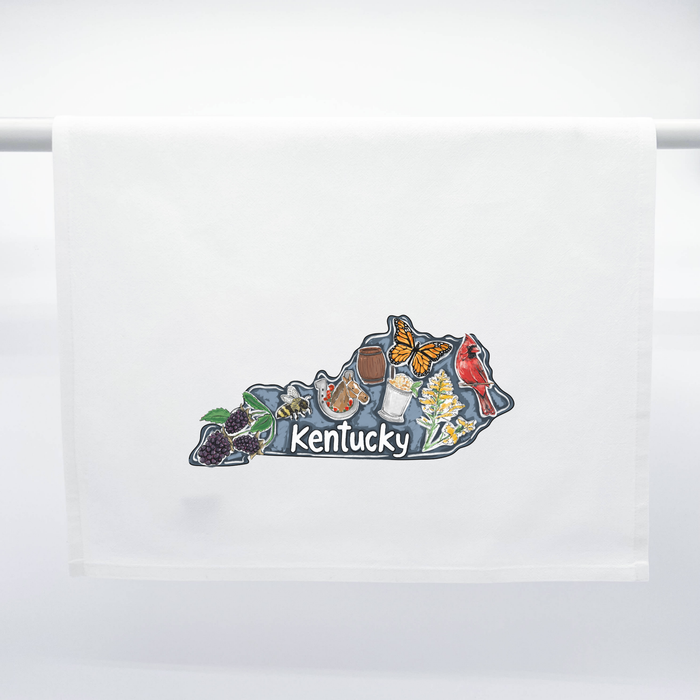 Kentucky State Favorites Tea Towel - ONLINE EXCLUSIVE
