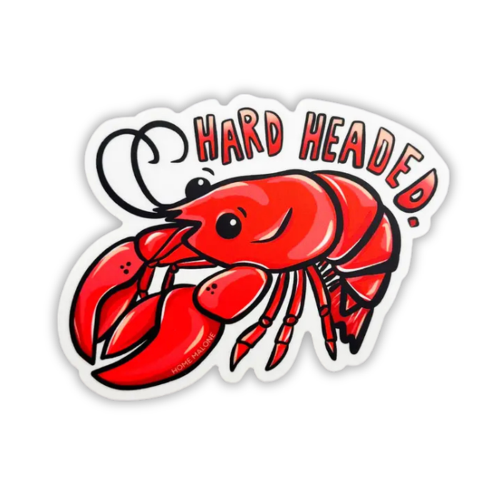 Hard Headed Sticker
