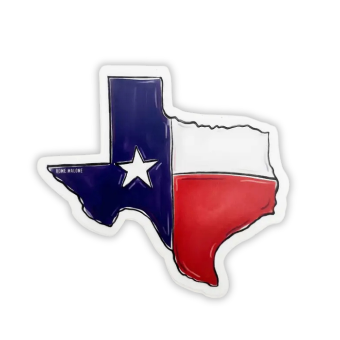 Texas State Flag Sticker - LOW STOCK
