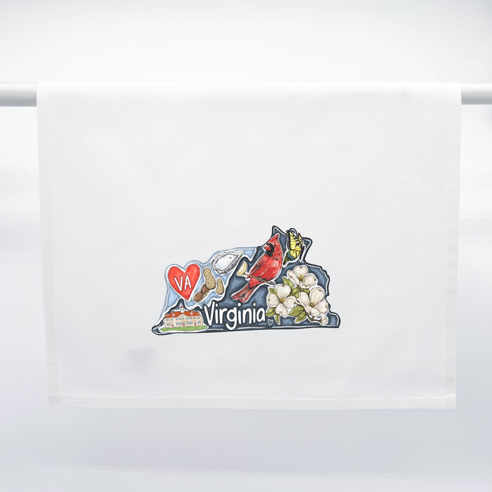 Virginia State Favorites Tea Towel - ONLINE EXCLUSIVE