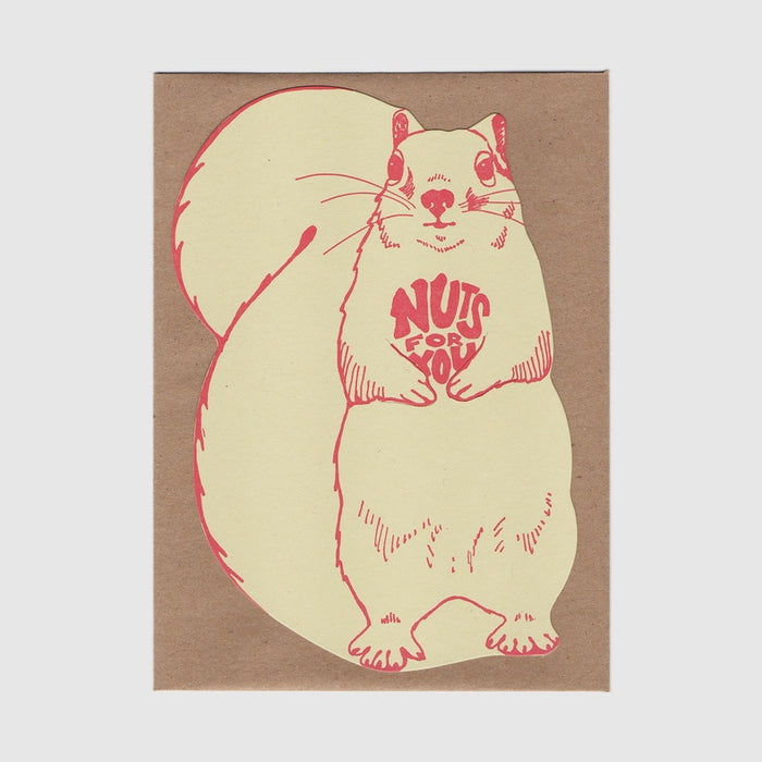 Nuts For You Squirrel Gift Card Holder
