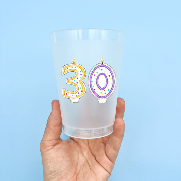 30th Birthday Party Cup Set