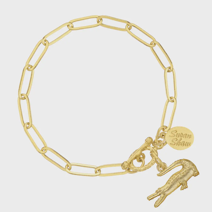 Alligator Paperclip Bracelet