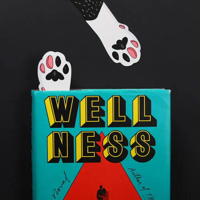 Tuxedo Cat Paw Bookmark