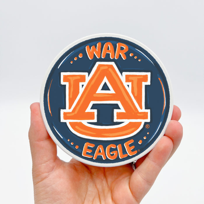 University of Auburn War Eagle Coaster Alabama Tigers 