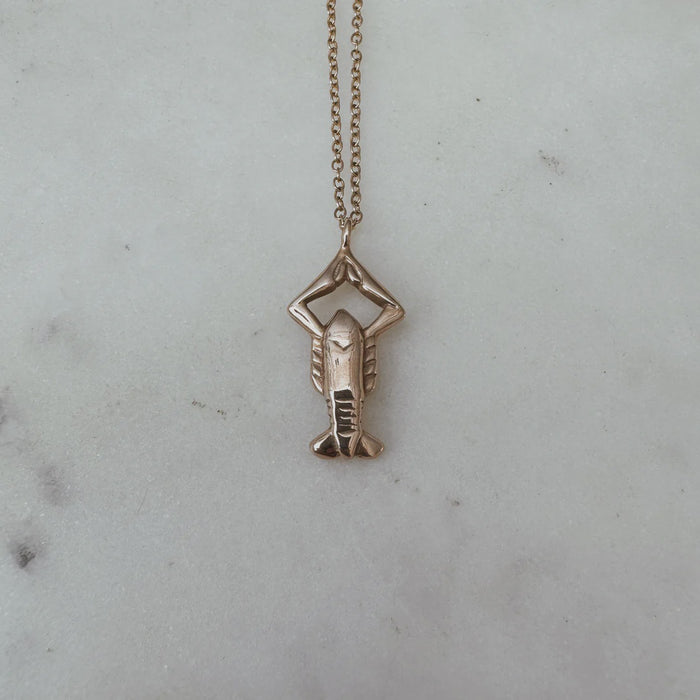 Mimosa Necklace - Crawfish