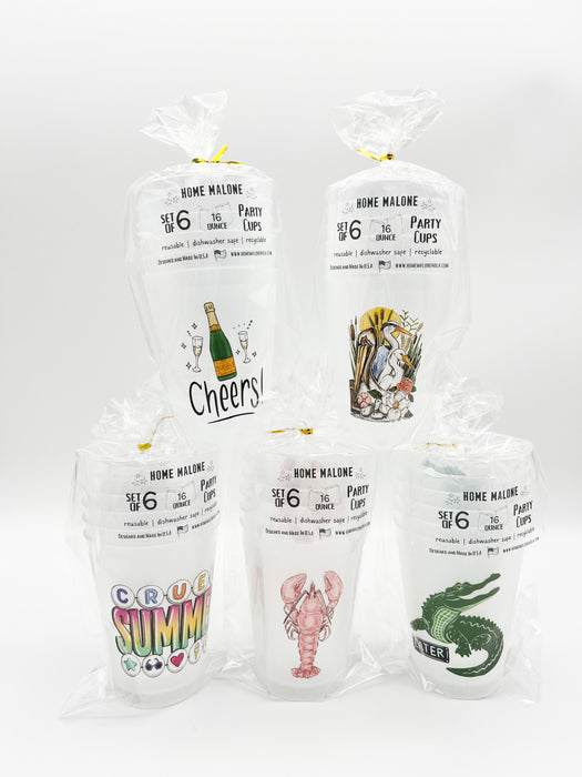 Champagne Cheers Party Cup Set
