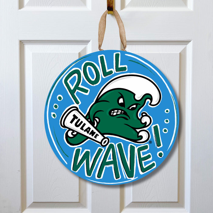 Tulane Roll Wave Door Hanger