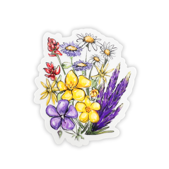 Wildflower Sticker - LOW STOCK