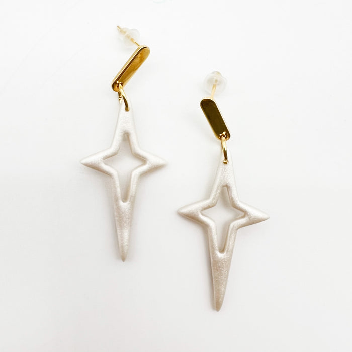 North Star Clay Earrings