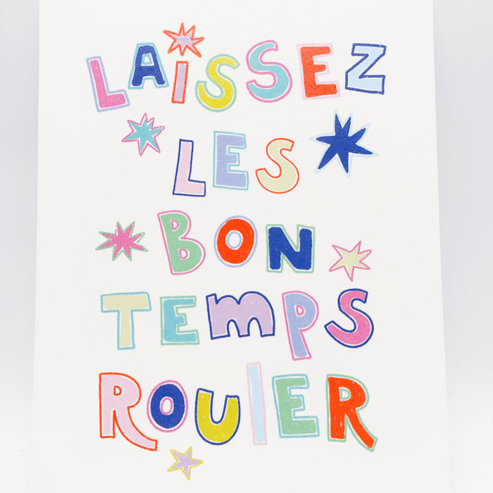 Laissez Les Bons Temps Rouler Print 8x10
