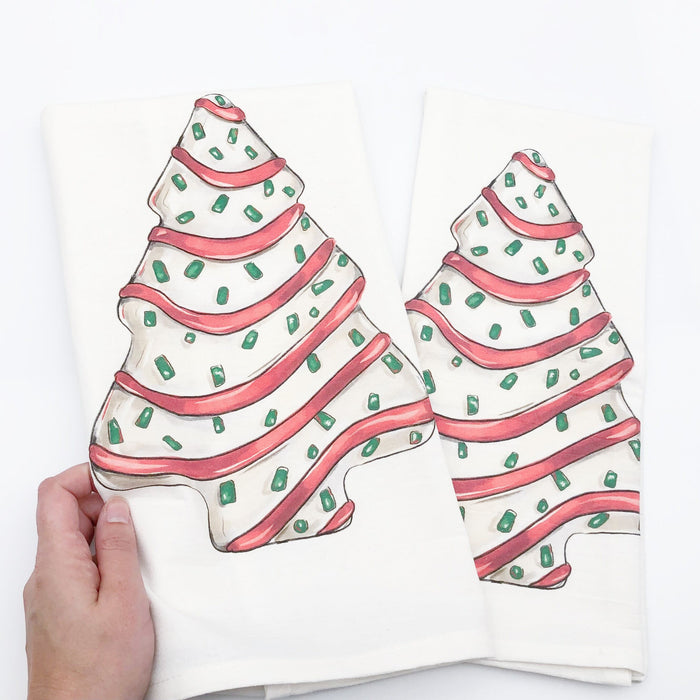 Christmas Tree Cake Towel