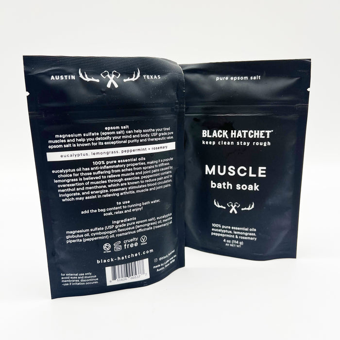 Black Hatchet Bath Soak - MUSCLE