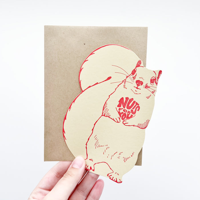 Nuts For You Squirrel Gift Card Holder