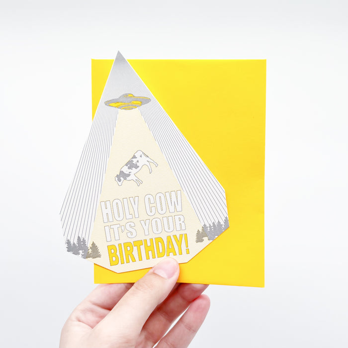 Holy Cow Birthday Card