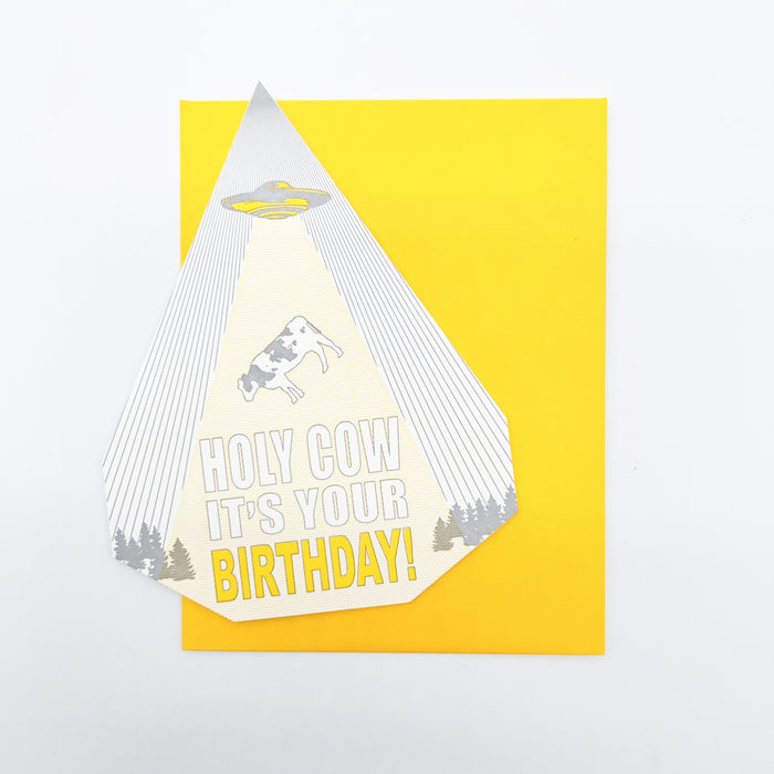 Holy Cow Birthday Card