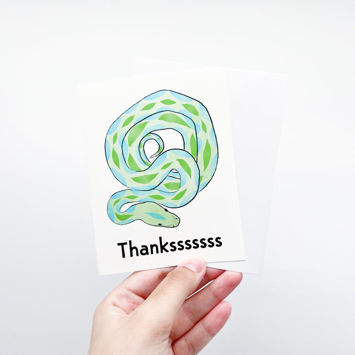 Thanksss Snake Card