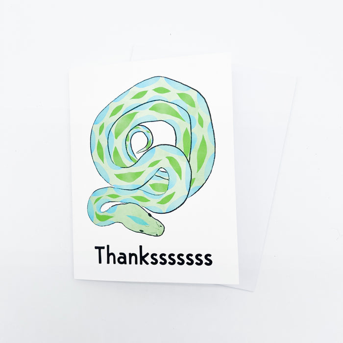 Thanksss Snake Card