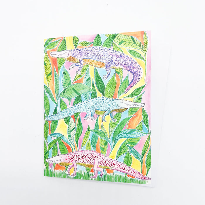 Technicolor Gators Card