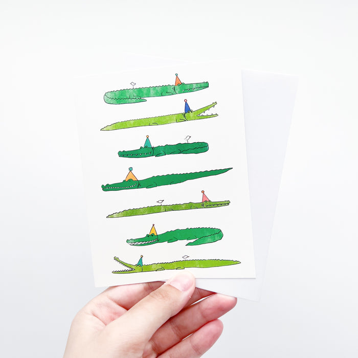 Alligators Birthday Card