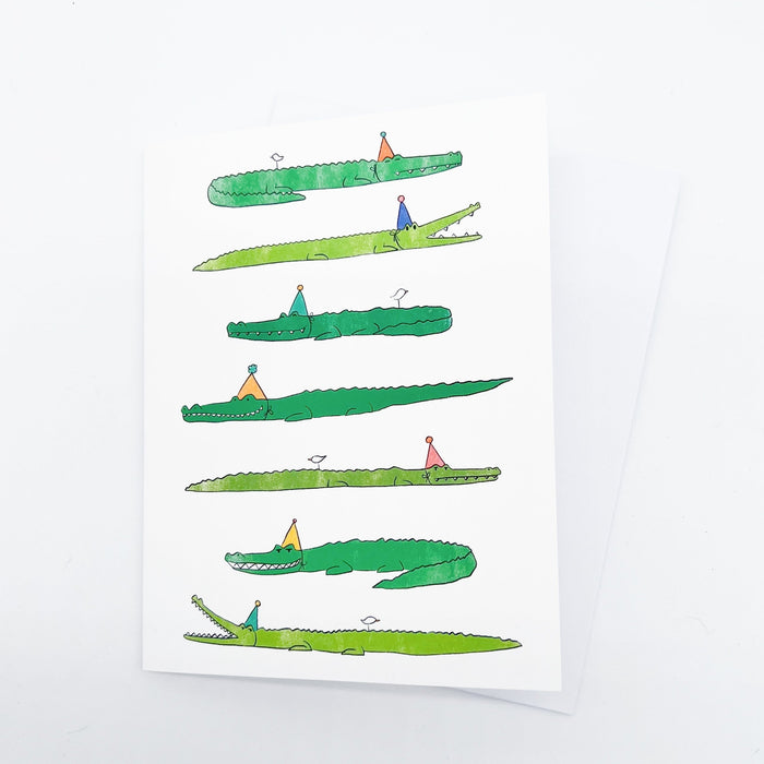 Alligators Birthday Card