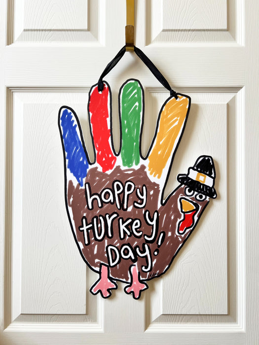 Happy Turkey Day Door Hanger