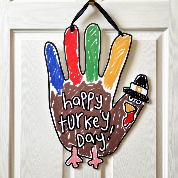 Happy Turkey Day Door Hanger