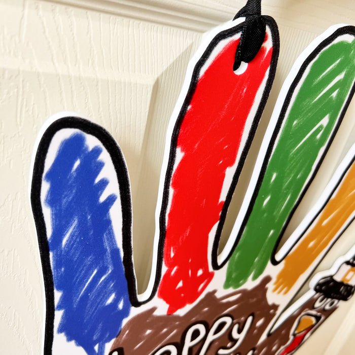 Happy Turkey Day Door Hanger