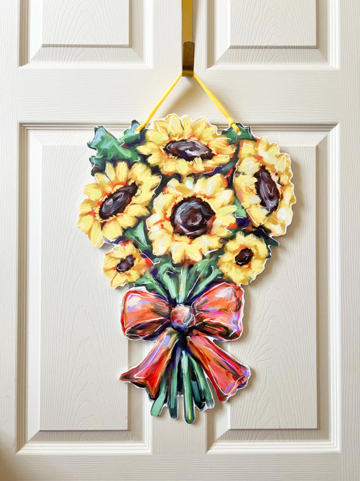 Sunflower Bouquet Door Hanger