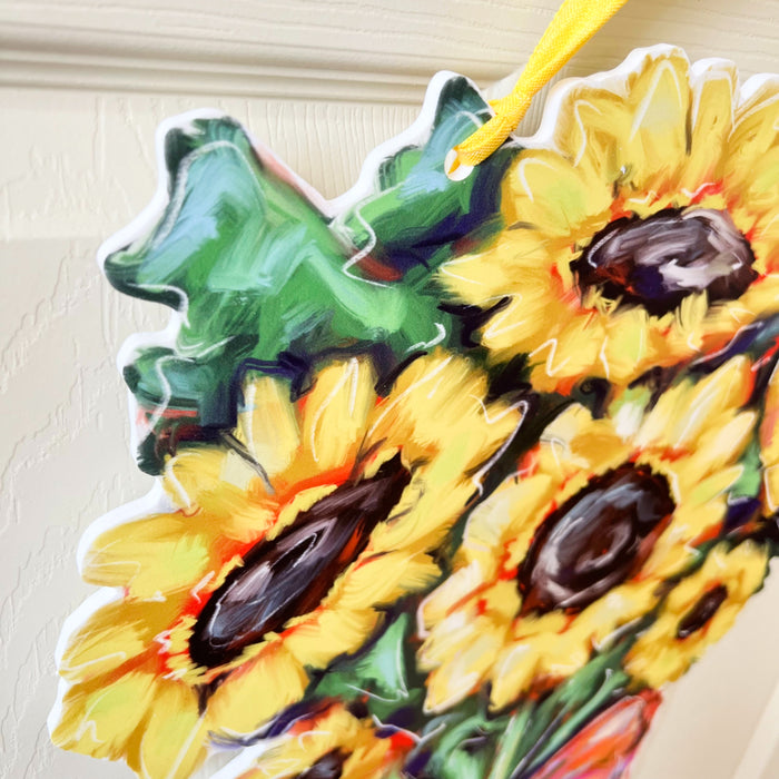 Sunflower Bouquet Door Hanger