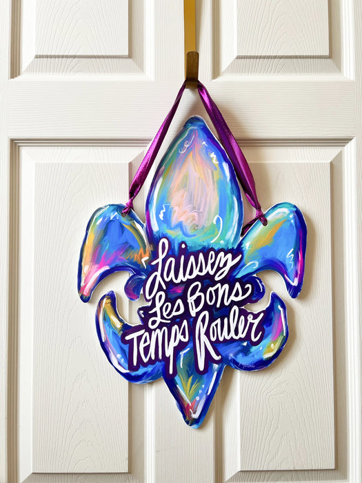Laissez Les Bons Temps Rouler Door Hanger