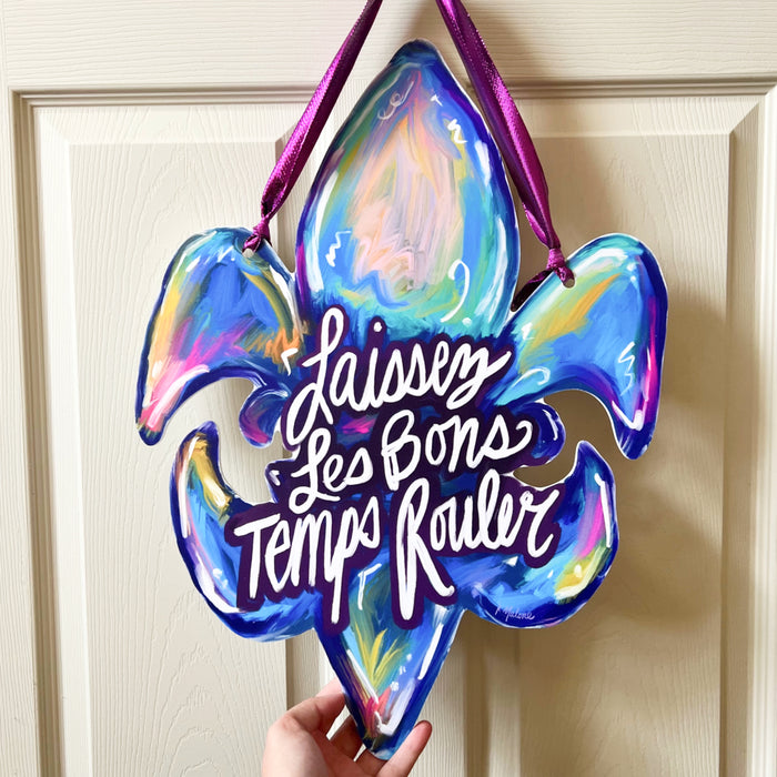 Laissez Les Bons Temps Rouler Door Hanger