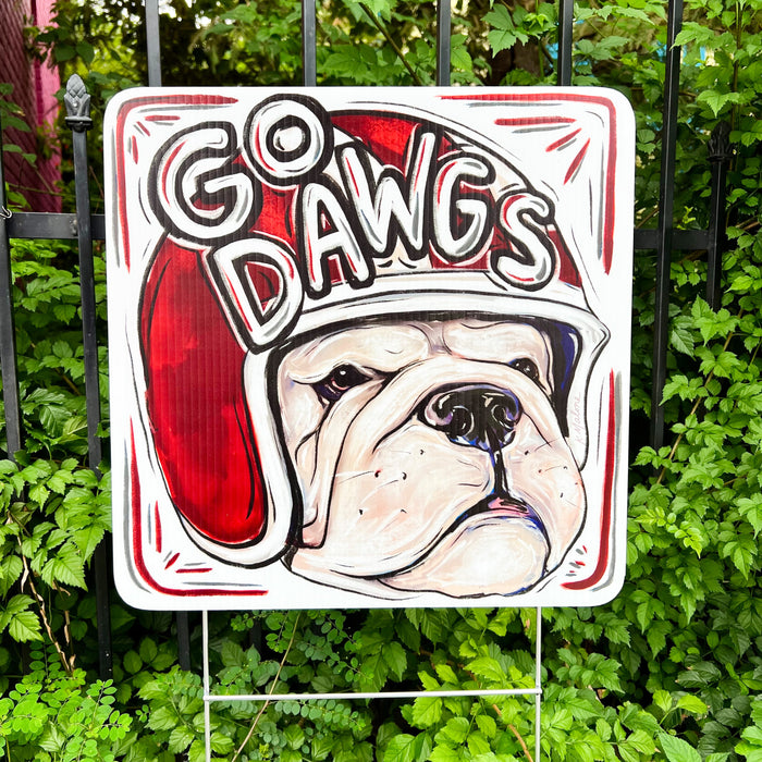 Go Dawgs Yard Sign